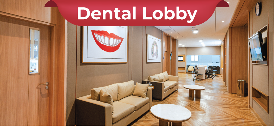 Ruang tunggu Dental Center Bethsaida Hospital