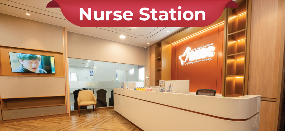 Ruang tunggu Dental Center Bethsaida Hospital
